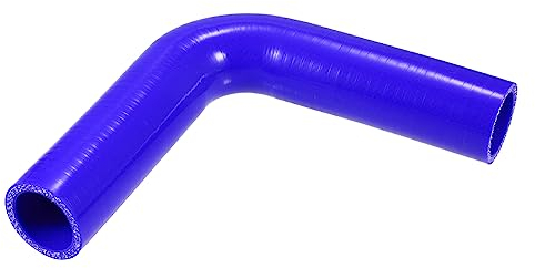 A ABSOPRO Accoppiatore Universale per Auto 35mm 1,38 ID a 90 Gradi Silicone Tubo Flessibile Blu