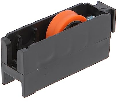 Amig - Rodamiento Ventana Corredera - Juego de 2 unidades - Tamaño 56 x 23 mm - Carcasa de Nylon Con Rodamientos de Bolas - Diseñado para Ventanas Deslizantes - Color Negro