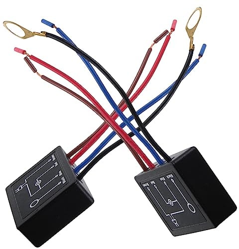 OSALADI Lot de 2 interrupteurs tactiles pour lampes de table - Variateur tactile à 3 voies - Interrupteur de lampe de table - Interrupteur à intensité variable - Interrupteur électrique