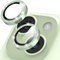 Diruite Camera Protector for iPhone 15/15 Plus Lens Cover,Glitter Decoration HD Tempering Glass+Aluminum Rim Camera Lens Protector for iPhone 15/15 Plus Camera Cover