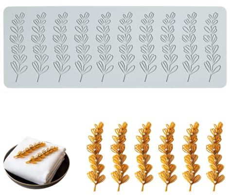 Zfseyuh Tappetino in Pizzo Fondente in Silicone,Tappetino in Silicone Stampo Decorare,Stampo Silicone per Cioccolato,Burro,Pasta di Zucchero,Decorazione di Torte e Piatti