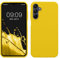 kwmobile Cover per Samsung Galaxy A15 5G Custodia - Back Case per Smartphone in Silicone TPU - Protezione Gommata - giallo radiante