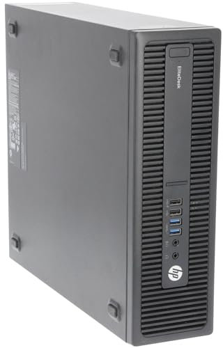 HP EliteDesk 705 G3 SFF PC Ordinateur AMD A6-8570 Ram 8 Go DDR4 SSD 240 Go SATA Windows 10 Pro Office 2021 (reconditionné)