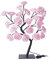 TITA-DONG Rosenbaum-Lampe, Rosa Rosenblüten-Nachtlicht, 24 Warmweiße LED-Lichter, USB-betriebene Nachttisch-Nachttischlampe mit Berührungsschalter, Perfekt für(Rosa)
