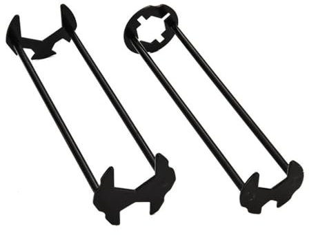 2pcs Multifunctional Sink Spanners, Basin ,Downpipe ,Tap Wrenches, Plumbing Wrenches, Faucet Wrench Tool 7 Sizes Universal Under Sink Plumbers Wrench for Kitchen Bathroom Narrow Space Installation