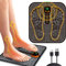 EMS Appareil de massage électrique pour les pieds, masseur de pieds électrique, tapis de massage intelligent des pieds, 8 modes, 19 fréquences réglables, portable rechargeable par USB