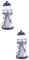 OFFSCH 2St Teelichthalter nautisches Fischnetz nautische Mottoparty -Dekor Muscheldekor hühner spielzeug kinderknallzeug Ornament Laterne handgemalter Leuchtturm mediterraner Stil