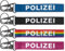 Patch Force - Schlüsselband Polizei (Pink) - Schlüsselanhänger mit Karabiner/Haken - Als Ausrüstung, Zubehör oder Geschenk für Polizisten, Kinder oder Sammler - Keychain