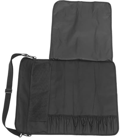 SHOWERORO Kochtasche mit großer Kapazität Messerhalter Organizer Besteckhalter Kochkoffer Rolltasche mit Netztasche