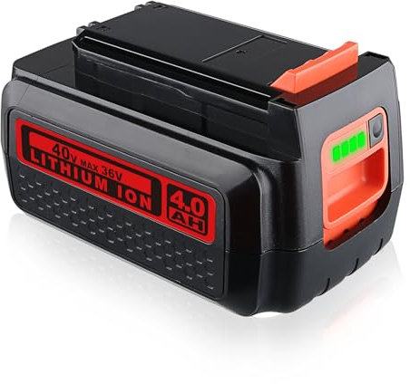 VANTTECH LBXR36 40V 4.0Ah Ersatzakku für Black und Decker Li-ion Akku LBXR36 LBX36 LBXR2036 LBX1540 LBX2040 LBX2540 BL2536 BL20362 LCS1240 Kompatible mit Black und Decker 40V Akku Elektrowerkzeugen