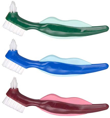 Healeved Reinigungsbürste 3 Stück Doppelseitige Zahnbürstenborsten Zur Bürstenpflege