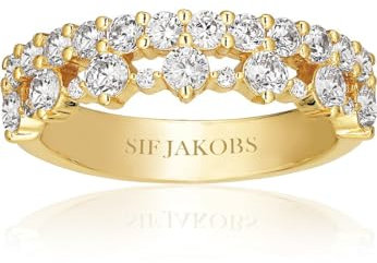 Sif Jakobs Jewellery Damen-Damenring 925er Silber 54, Gold 32027178