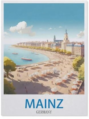 1000 Stück Puzzle,Mainz, Deutschland,Erwachsene Kinder Holz Spielzeug Lernspiel(75x50cm)-DZ34