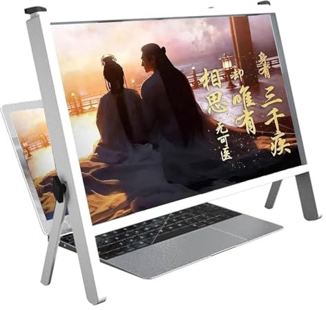 DMBBSAPBSH Computer-Bildschirmlupe, Laptop-Bildschirmlupe, Computer-Bildschirmschutzhalterung, Computerlupe