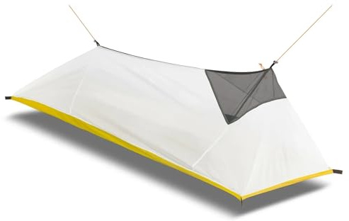 Ultraleichtes 1-Personen-Zelt (230 g/260 g) – 3-4 Jahreszeiten, 40D/210T Nylon-Netzgewebe mit Moskitonetz und Belüftung(4 Seasons Tent)