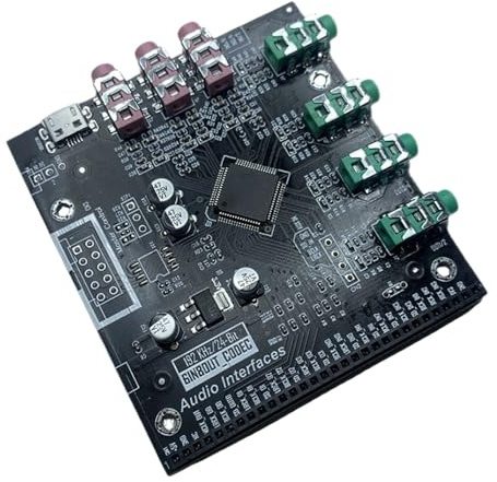 Carte de décodage de traitement du son 24 bits 192 kHz utilisant CS42448 Configuration 6 entrées 8 sorties Faible bruit pour un son supérieur