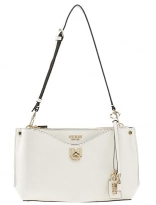 GUESS Schultertasche Bianca Shoulder Bag White weiß