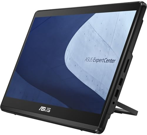 Asus ExpertCenter E1 E1600WKAT-BMR143X - Computer All-in-One Intel Celeron N4500-4 GB, SSD da 128 GB, touchscreen da 15,6, desktop, chip Intel, Windows 11 Pro, grafica UHD, DDR4 SDRAM - 65