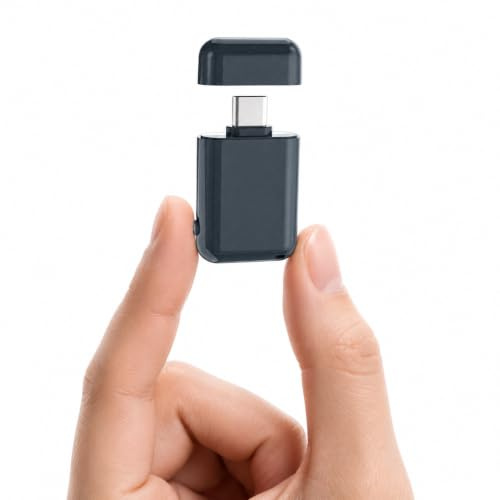 Mini Registratore Vocale - 64 GB Dittafono Registratore Vocale 1536 Kbps con Registrazione One-Touch, Registratore Vocale Spia Discreta per Riunioni, Corsi