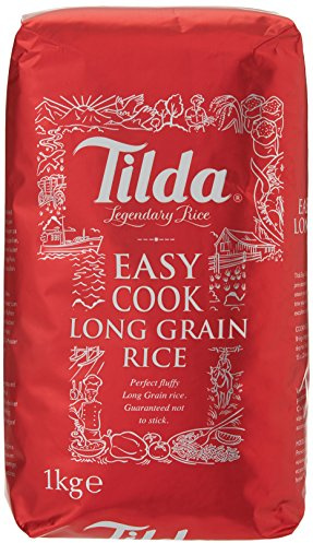 Tilda Easy Cook Long Grain Rice 1 kg (Pack of 2)