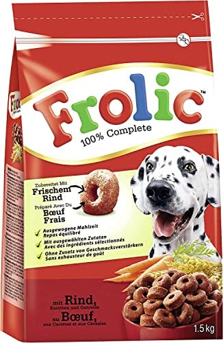 Croquettes Frolic Semi-humide au boelig;uf pour chien adulte 1.5 Kg