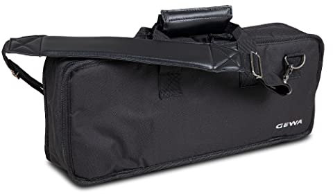 GEWA Funda de Teclado Basic, 48x18x5 cm, mit Notentasche, negro, Resistente al agua y a roturas