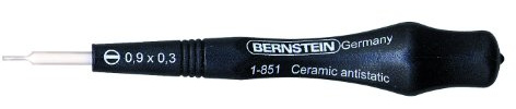 Bernstein Abgleichschraubendreher mit Keramik-Klinge, 0,90 x 0,30 mm, 1-851