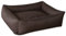 BedDog Hundebett MAX, Hundekissen mit abziehbaren waschbaren Bezug, Hundekorb, Hundesofa, für mitel-große Hunde, L, braun