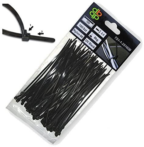 1000 Stk. Profi Kabelbinder lösbar schwarz UV-beständig 3,6 x 100mm wiederlösbar wiederverwendbar Industriequalitat Kabelstrapse Strapse Binder Verbinder