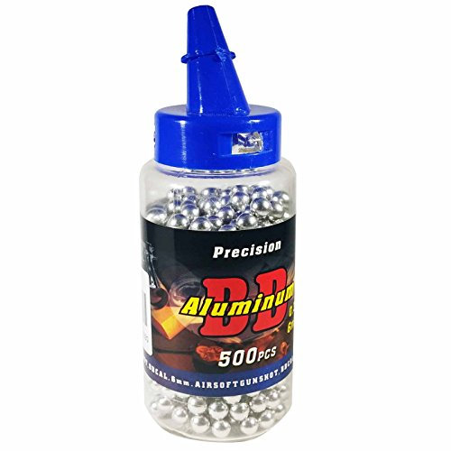 500 pastilles de métal aluminium 0,3 g de 6 mm pour pistolet gagnant softair