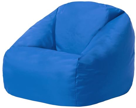 Bean Bag Bazaar Hi-Rest Outdoor Kids Bean Bag with Filling Included, Blue