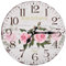 vidaXL Vintage Wanduhr Antik Großes Zifferblatt Design Retro Analog Uhr Blumen 30 cm