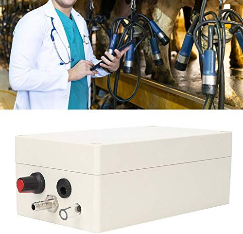 Jadpes Bomba de vacío Bomba de vacío portátil Bomba de vacío de ordeño Máquina de ordeño eléctrica Bomba de vacío de ordeño, Bomba de vacío de ordeño Pulsador neumático, Accesorio d