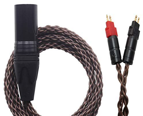 KK Cable HA-B Replacement Audio Upgrade Cable Compatible for HD420 HD430 HD525 HD545 HD565 HD650 HD600 HD580 Headphones. 4-pin XLR Male Plug, HA-B (2M(6.5ft))