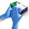 VENSALUD | Guantes de NITRILO Desechables | Sin Polvo | Resistentes | Para Laboratorios, Sanitarios, Cocina, Estudios de tatuaje, Veterinaria, Limpieza, Examen | Sin Látex | 100 uds. | Azul | Talla L