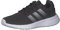 adidas Damen Lite Racer CLN 2.0 Straßen-Laufschuh, Carbon Iron Met Core Black, 39 1/3 EU