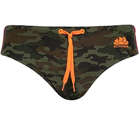 Sundek Slip M279SSLY753 DIWALTER SWIM BRIEF 63953 Camouflage Vintage Camouflage vintage/S