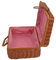 Tomaibaby Rattan Wicker Koffer Wicker Picknick Korb Stroh Lagerung Box mit Griffe Rattan Lagerung Box Reise Koffer Wicker Bin Behindern