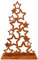 Terma Edelrost deko Weihnachtsbaum Sterne massiver Bodenplatte Handmade Qualität Germany Höhe 100 cm Weihnachtsbaum Metall, Rost Tannenbaum, Weihnachtsdeko rostoptik, Metall Weihnachtsbaum groß