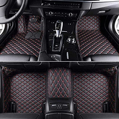 ZYLXJ Custom Fußmatten Auto Leder für Mercedes-Benz A B C E S-Klasse G-Klasse Cla Clk GLA GLB Glk/Glc M/GLE GL/GLS, Allwetter Wasserdicht Rutschfeste Automatten Innenschutz Zubehör Fussmatte