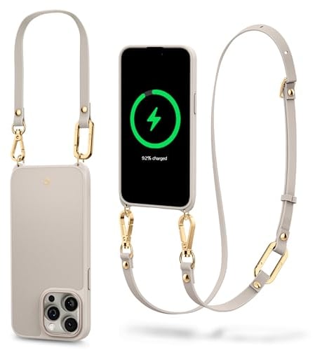 CYRILL von Spigen Classic Charm Mag Hülle Kompatibel mit iPhone 15 Pro (2023) - Cream