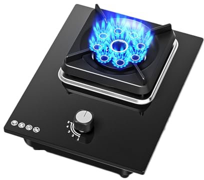 Einzelbrenner-Propanofen, Propangasherd, Desktop-Embedded-Dual-Use, Max. 17742,4 BTU Mit Elektronischer Impulszündung, Geeignet For Wohnküchen Und Mehr (Color : Style 2, Size : LPG)