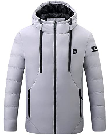 Fulidngzg Chaqueta Con Calefacción Hombres Y Mujers: Chaquetas Con Bateria Moto Invierno Chaqueta Calefactables Nieve Ropa Calefactable Usb Chaqueta Mountain Chaqueta Con Calefacción Cazadora 4 zonas