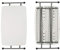 HUOLE Kompakter und faltbarer Tisch, Buffettisch aus Kunststoff, klappbar, verstellbar, Campingtisch, Partytisch, Klapptisch, Garten, für Garten, Terrasse und Balkon, 76 x 50 x 74 cm
