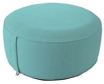 ED ENJOY HOME Sitzsack für den Außenbereich, rund, aufblasbar, Türkis, 55 x 55 cm, mit Bezug, Kollektion Jardin Costa