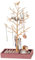 DKEROSS Porte Bijoux Presentoir Arbres, Range Bijoux Femme Arbre, Présentoir à Boucle d'Oreilles avec Plateau, Présentoir Bijoux Arbre pour Boucles d'Oreilles, Colliers, Bracelets, Bagues (Or)