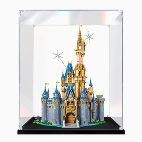 Acrylic Display Case for Lego 43222 Cinderella's Castle, Dustproof Transparent Display Case, Model Collector's Display Case (Model Not Included) (3mm)