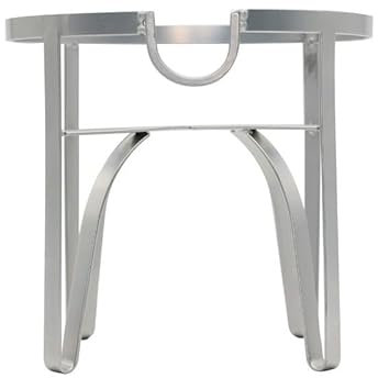 Dispensador de agua fría, soporte para dispensador de bebidas, soporte para cerveza, soporte para macetas, fiestas, cesta de bebidas para encimera interior, jugo, plateado (solo estante) 8 L