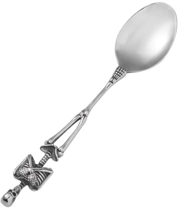 Garneck Cuchara De Pascua Con Diseño De Calavera Cuchara Retro Para Cubiertos En Acero De Titanio Para Ocasiones Especiales