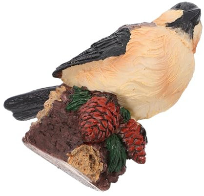 Levemolo Vogelfigur Für Heimdekoration Gartentier Aus Wasserfestem Harzmaterial Outdoor-skulptur Für Garten Und Terrasse Realistische Vogelstatue Für Außenbereich